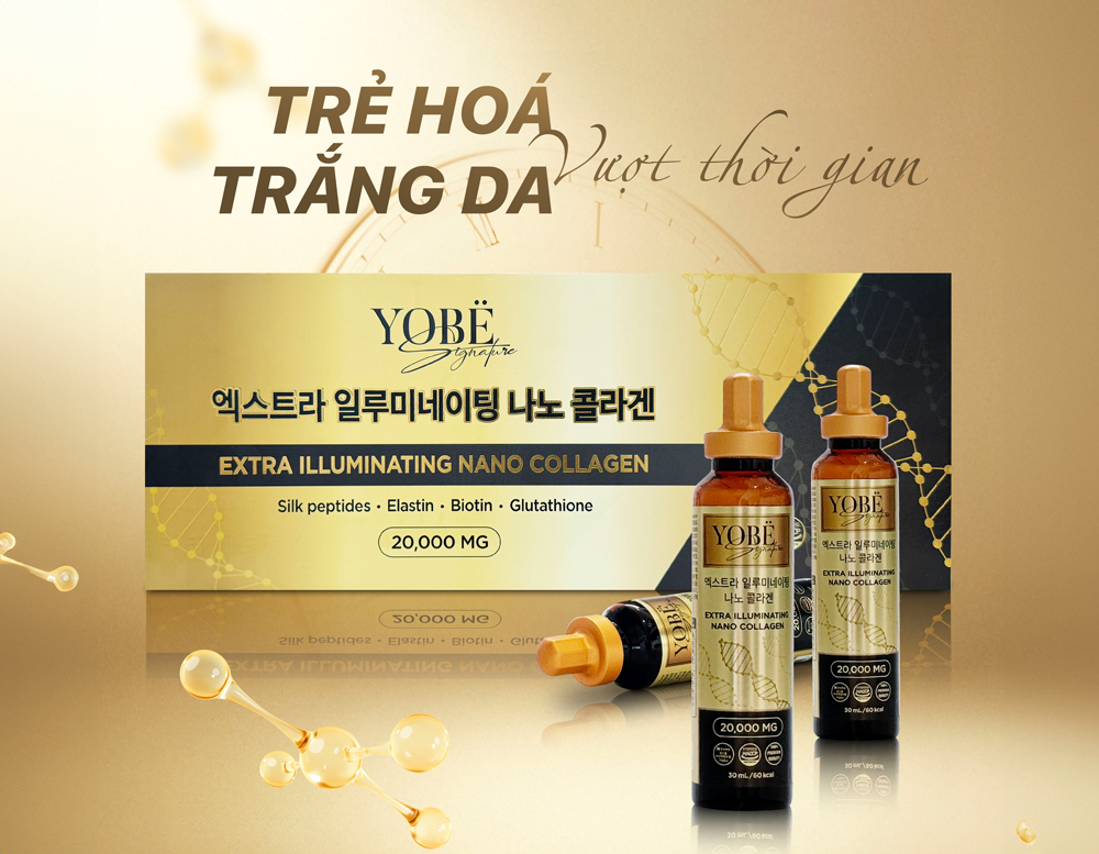 Collagen Thuỷ Phân Nano Trẻ hoá Trắng Da Cao Cấp 20,000mg