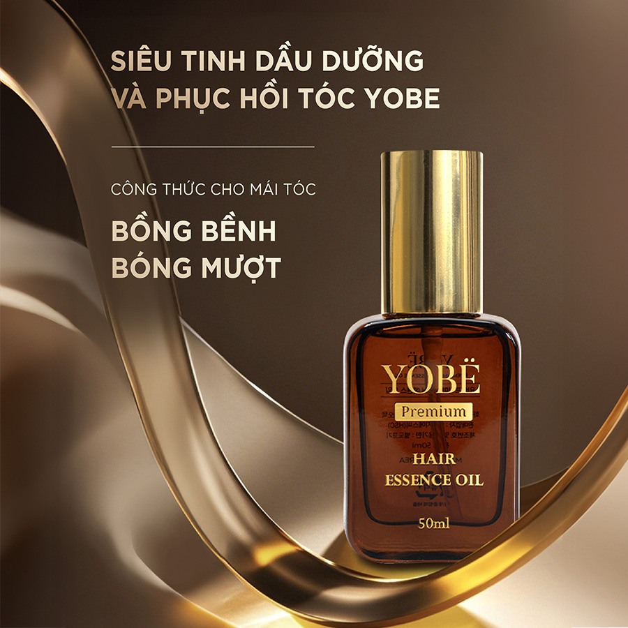 Tinh dầu Dưỡng Tóc Bóng Mượt Chắc Khỏe YOBE 50mL