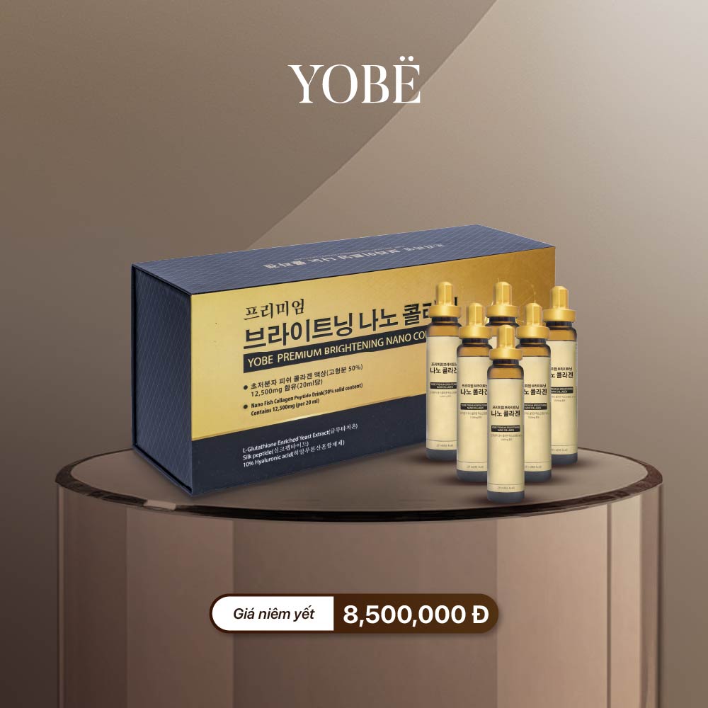 YOBE Premium Brightening Nano Collagen (3 hộp/set)