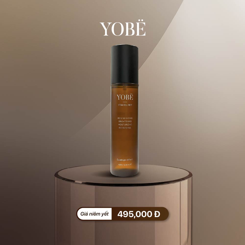 Xịt Dưỡng Tế bào Gốc Căng Bóng Tái Tạo Da Yobe 120mL