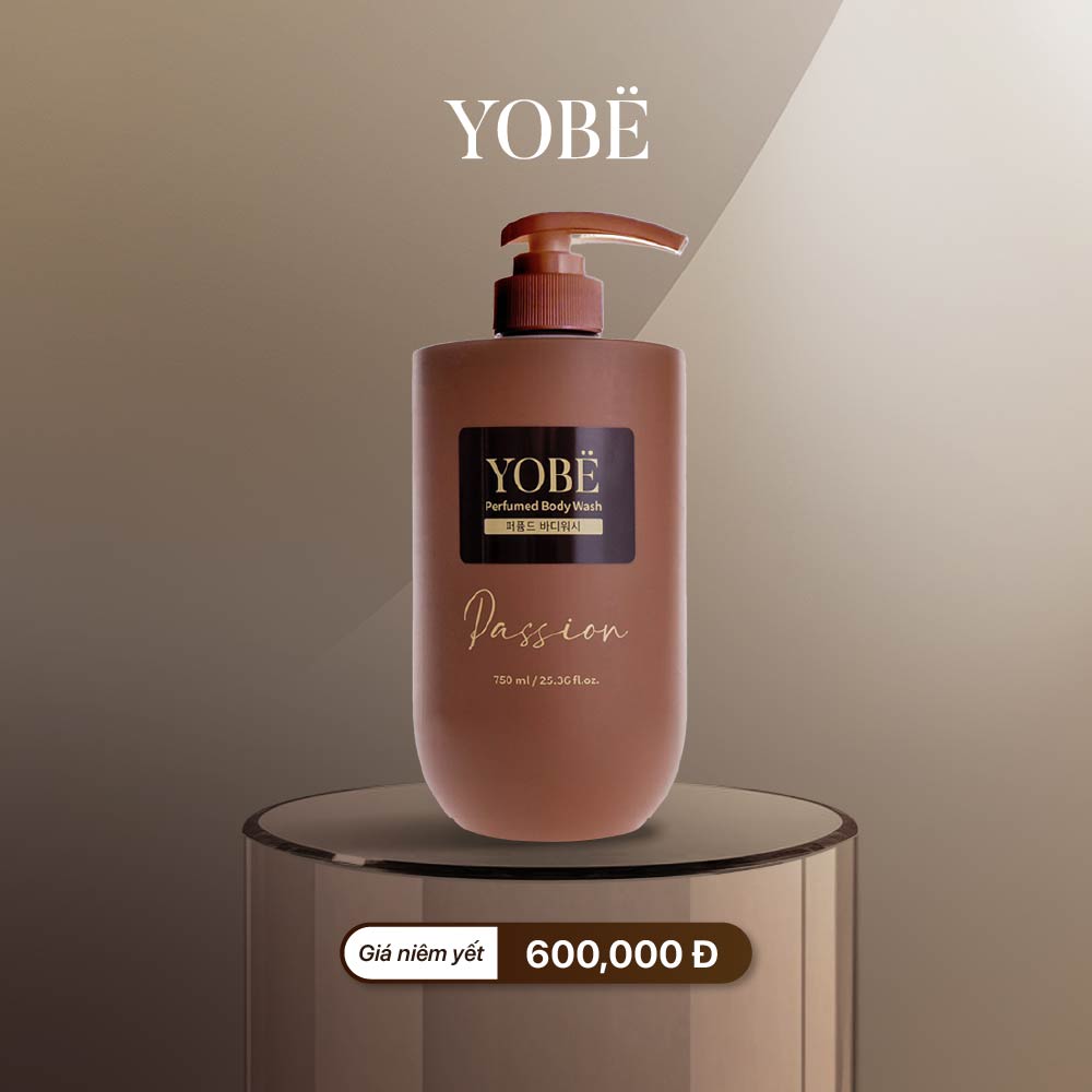 Sữa Tắm Nước Hoa Dưỡng Ẩm Da YOBE Passion Perfumed Body Wash 750ml