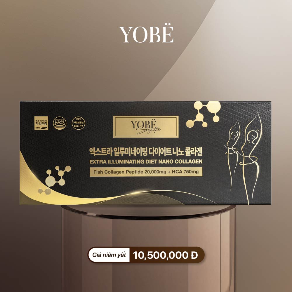 Collagen Thuỷ Phân Nano Diet Hỗ Trợ Giảm Cân & Trắng Da Cao Cấp 20,000mg (Set 30 chai/hộp)