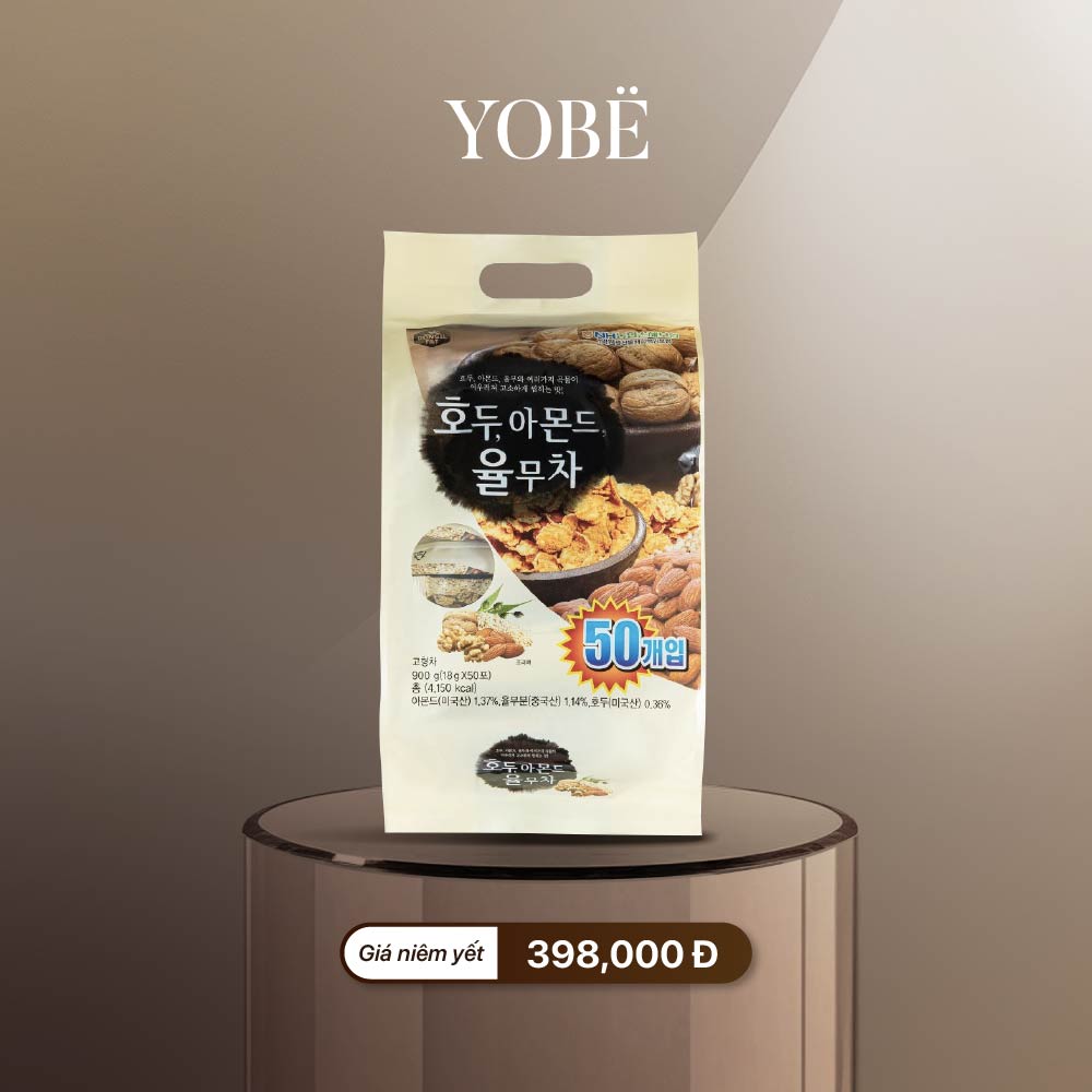 Bột Ngũ Cốc Óc Chó Hạnh Nhân Hàn Quốc (50 Gói/1 Túi)