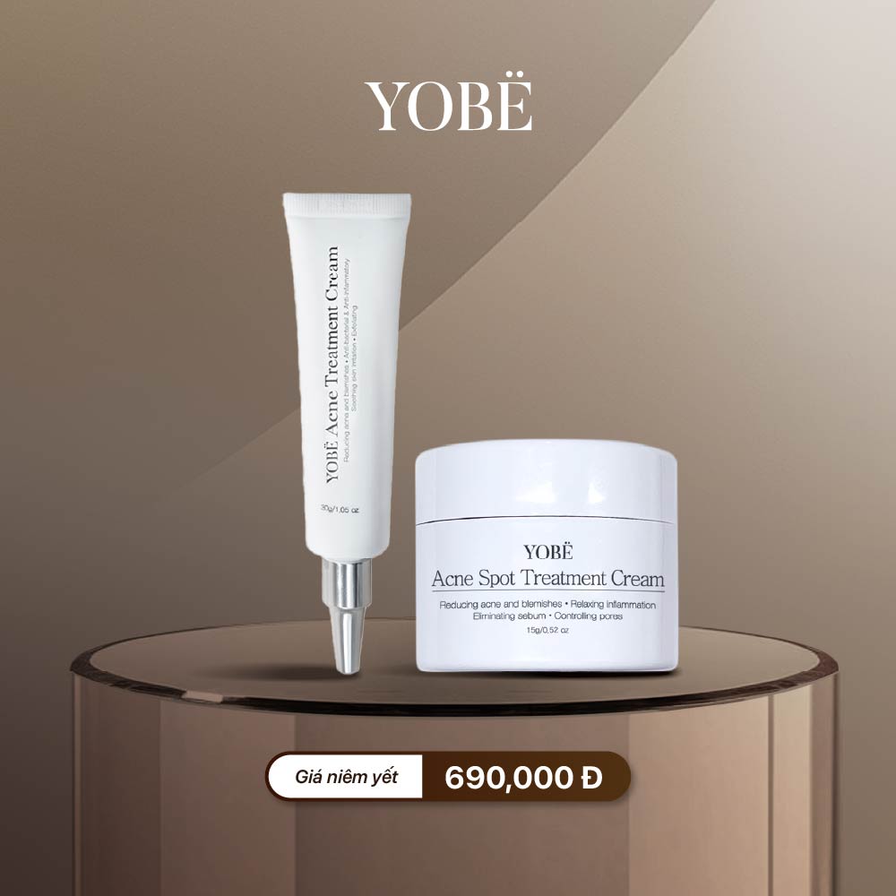 Combo Chấm Mụn Cấp Tốc & Giảm Mụn Mờ Thâm Yobe