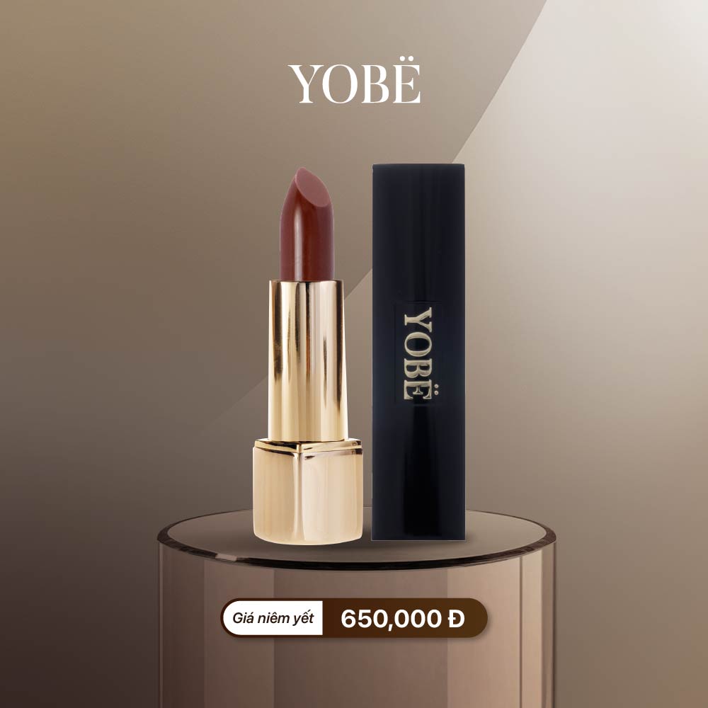 Combo 02 Son Dưỡng Ẩm Căng Mọng Môi Có Màu YOBE Lustrous Tinted Lip Balm (#Màu Đỏ Hồng + #Màu Đỏ Rượu)