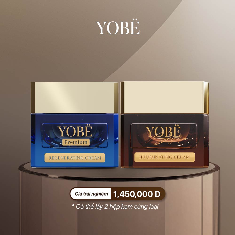 Set Kem Dưỡng Tái Sinh Làn Da - Căng bóng - Trắng mịn - Mờ Nám YOBE