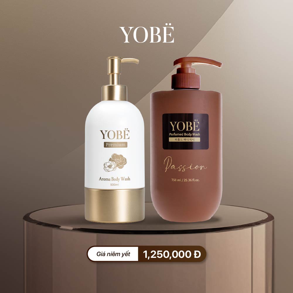 Combo Sữa Tắm Tinh Dầu Thơm Aroma & Sữa Tắm Hương Nước Hoa Yobe