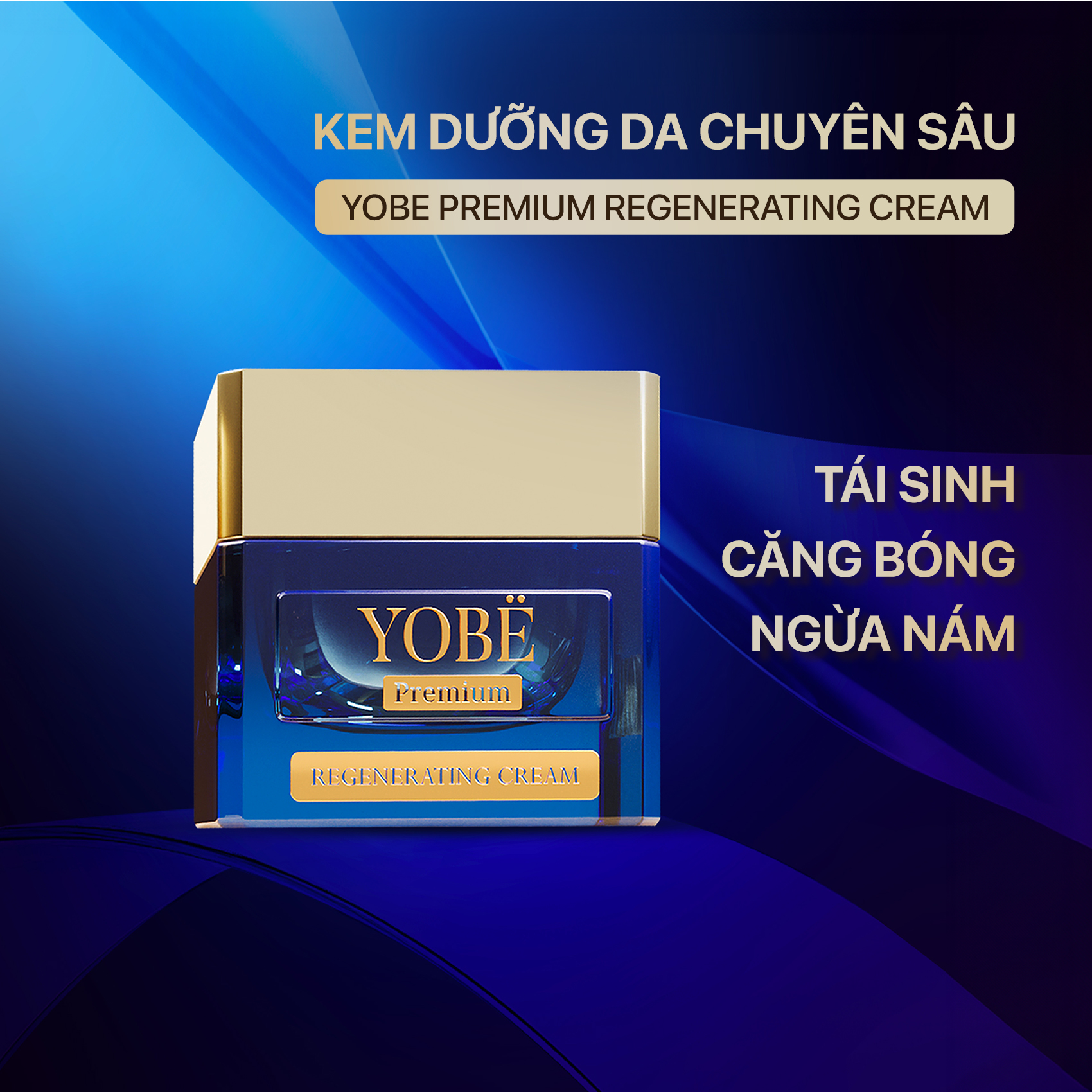 Set Kem Dưỡng Tái Sinh Làn Da - Căng bóng - Trắng mịn - Mờ Nám YOBE